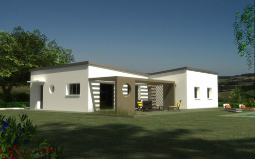 Lesneven – Maison plain-pied contemporaine de 4 chambres – 316586 €
