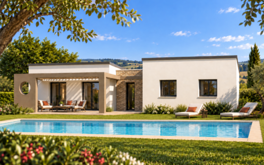 Saint-Urbain – Maison plain-pied contemporaine de 4 chambres – 345251 €
