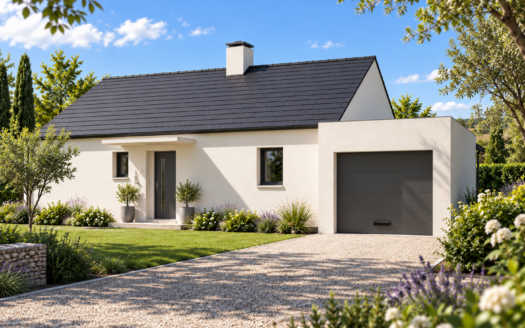 Saint-Urbain – Maison plain-pied de 3 chambres – 257222 €